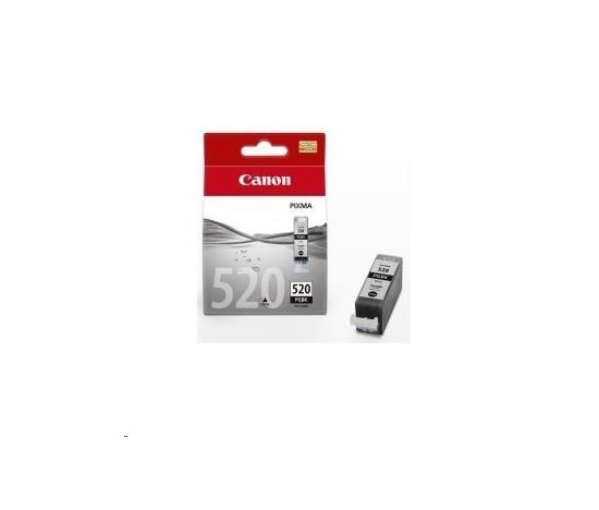 Canon CARTRIDGE PGI-520 černá pro IP3600,4600,4700, MP550,560, MP620,640,650, MP980,990, MX870