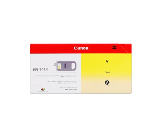 Canon Zasobnik atramentowy PFI-703, Yellow