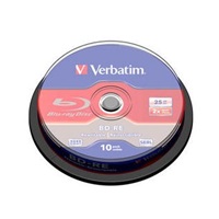 VERBATIM BD-RE SL (10-pack)Blu-Ray/Spindle/2x/25GB