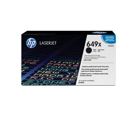 HP Toner Cart Black do HP CLJ CP4025/4525, High Capacity, CE260X