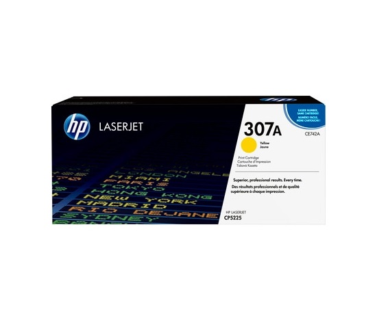 HP Toner Cart Yellow do HP CLJ CP5225, CE742A