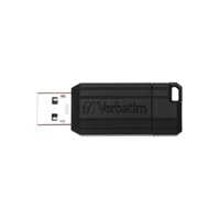 VERBATIM USB Flash Disk Store 'n' Go PinStripe 16GB - Black