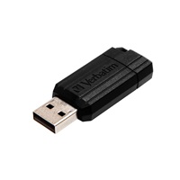 VERBATIM USB Flash Disk Store ‘n‘ Go PinStripe 8GB - Black