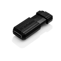 VERBATIM USB Flash Disk Store ‘n‘ Go PinStripe 8GB - Black