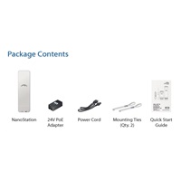 UBNT airMAX NanoStation M2 [2.4GHz, anténa 11dBi, Client/AP/Repeater, 802.11b/g/n, MIMO]