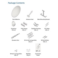 UBNT airMAX RocketDish RD-5G34 [směrová MIMO anténa, 5GHz, 34dBi, 3°, Rocket kit]