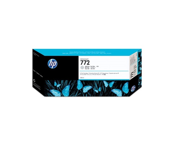 HP 772 Light Grey DJ Ink Cart, 300 ml, CN634A