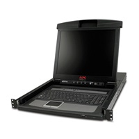 APC 15" Rackmount Keyboard Monitor Mouse