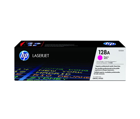 HP 128A Magenta LJ Toner Cart, CE323A (1,300 pages)