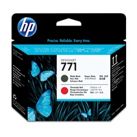 HP 771 Black matte + Red chromatic DJ Printhead, CE017A