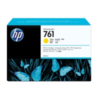 HP 761 Yellow DJ Ink Cart, 400 ml, CM992A