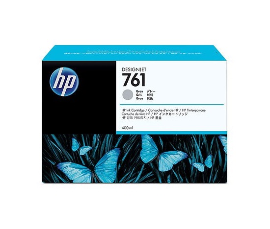 HP 761 Grey DJ Ink Cart, 400 ml, CM995A