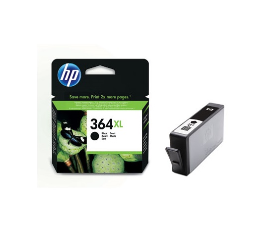 HP 364XL Black Ink Cart, 18 ml, CN684EE (550 pages)