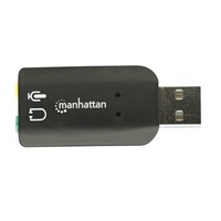 MANHATTAN Zvuková karta USB 3-D Sound Adapter