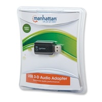 MANHATTAN Zvuková karta USB 3-D Sound Adapter