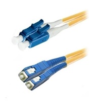 Duplexní patch kabel SM 9/125, OS2, LC-SC, LS0H, 10m