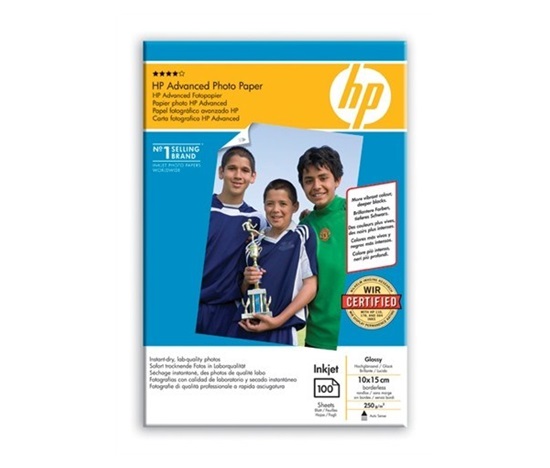 HP Advanced Glossy Photo Paper-100 sht/10 x 15 cm borderless,  250 g/m2, Q8692A