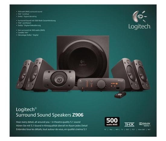 redo Logitech Surround Sound Speakers Z906