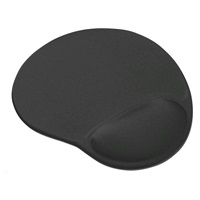 TRUST Podkładka pod Mysz Bigfoot Gel Mouse Pad, czarna, żelowa