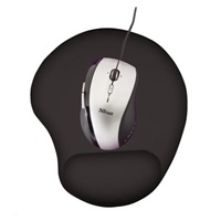 TRUST Podkładka pod Mysz Bigfoot Gel Mouse Pad, czarna, żelowa