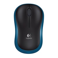 Mysz Logitech Wireless Mouse M185 Blue, Unifying
