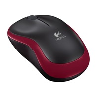 mysz Logitech Wireless Mouse M185 Red