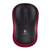 mysz Logitech Wireless Mouse M185 Red