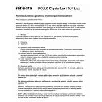 REFLECTA Ekran ręczny  ROLLO Crystal Lux  (160x129cm, 4:3, widzialne 156x117cm)