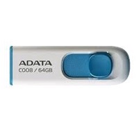 ADATA Flash Disk 64GB USB 2.0 Classic C008 - biały