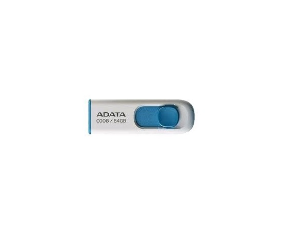 ADATA Flash Disk 64GB USB 2.0 Classic C008 - biały