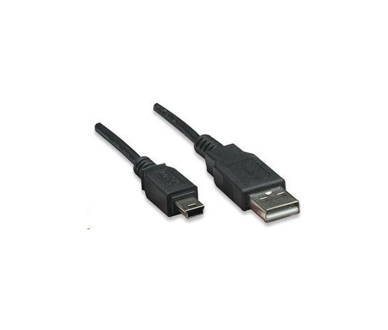 MANHATTAN Kabel USB 2.0 A-mini B propojovací 1,8m