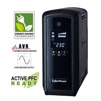 CyberPower PFC SineWave LCD GP UPS 900VA/540W, Schuko zásuvky