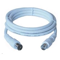PREMIUMCORD TV kabel anténní propojovací 2m (koaxiální, M/F, 75 Ohm)