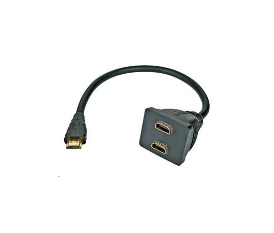 PREMIUMCORD Adaptér HDMI M - 2x F (rozdvojka, 1.3)