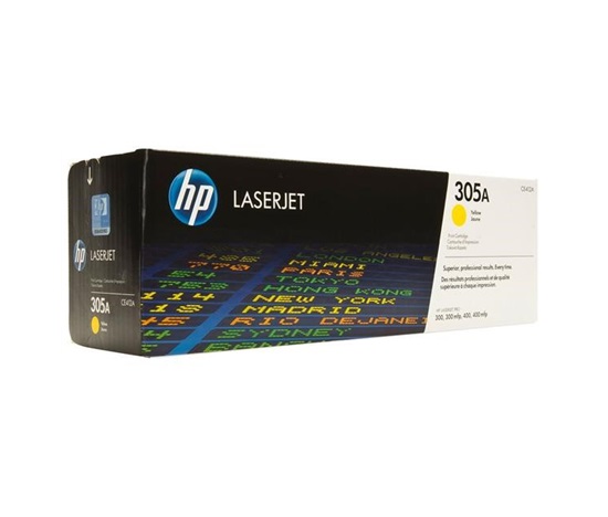 HP Toner Cart pro LJ M351, M375, M451, 305A Yellow, CE412A