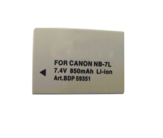 Doerr Akumulator DDP-CNB7L  (D90, CANON NB-7L - 3,7 V/800 mAh do G10)