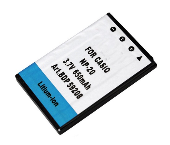 Doerr Akumulator DDP-CNP20  (D14, CASIO NP-20 - 3,7 V/630 mAh - S1-600, M1-20, Z3-20)