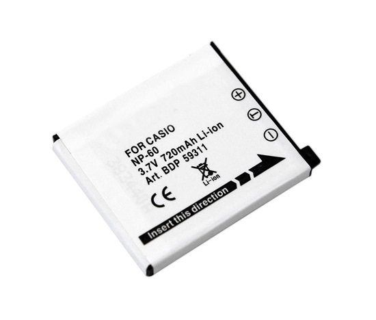 Doerr Akumulator DDP-CNP60  (D77, CASIO NP-60 - 3,7 V/720 mAh do S10,Z9)