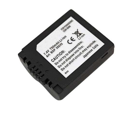 DDP-PS006  (D47, Panasonic S006 - 7,4 V/710 mAh do FZ7-50)