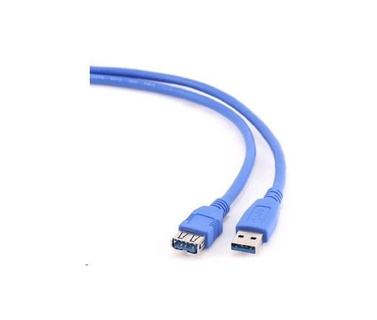 GEMBIRD Kabel USB 3.0 A-A prodlužovací 3m modrý