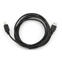 GEMBIRD Kabel USB 2.0 A-B 1,8m dofessional (czarny, pozłacane styki)