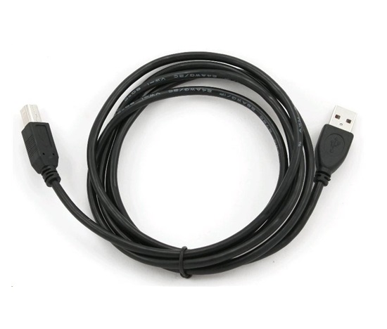 GEMBIRD Kabel USB 2.0 A-B 1,8m dofessional (czarny, pozłacane styki)