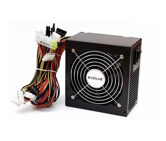 EVOLVEO Pulse Zasilacz 450W , ATX 2.2, cichy, 12cm fan, pas. PFC, 4xSATA, PCIe 6, czarny, zbiorcze opakowanie