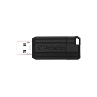 VERBATIM Flash Disk 64GB USB 2.0 Store 'n' Go PinStripe, černá