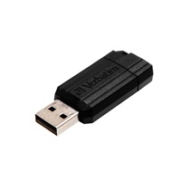 VERBATIM Flash Disk 64GB USB 2.0 Store ‘n‘ Go PinStripe, černá