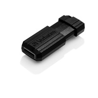 VERBATIM Flash Disk 64GB USB 2.0 Store ‘n‘ Go PinStripe, černá