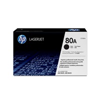 HP 80A Black LJ Toner Cart, CF280A (2,560 pages)