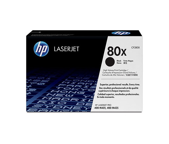 HP 80X Black LJ Toner Cart, CF280X (6,900 pages)