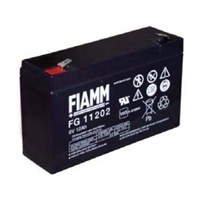 Baterie - Fiamm FG11202 (6V/12,0Ah - Faston 250), životnost 5let