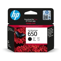 HP Wkład atramentowy Czarny No. 650, CZ101AE Black.